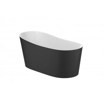 Roca MAUI ROUND A2484990K0 Wanna wolnostojąca 150x70 czarny mat / biały