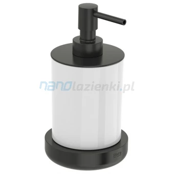 Roca TEMPO A817026NM0 Dozownik szklany stojący brushed titanium black