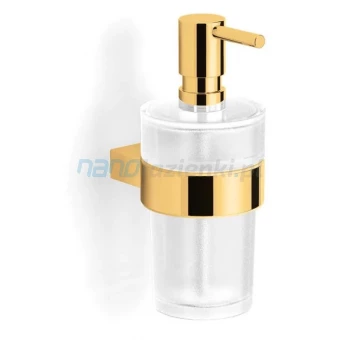 Stella SOUL 06.423-G Dozownik do mydła w płynie 0,25L złoty połysk / szkło matowe