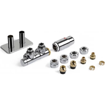 Terma TWINS ALL IN ONE TGETTWINPKCRO Zestaw zintegrowany termostatyczny chrom prawy