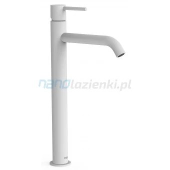 Tres STUDY EXCLUSIVE 26230801BM Bateria umywalkowa wysoka uchwyt patyk biała mat Tres STUDY EXCLUSIVE 26230801BM Bateria umywalkowa wysoka uchwyt patyk biała mat