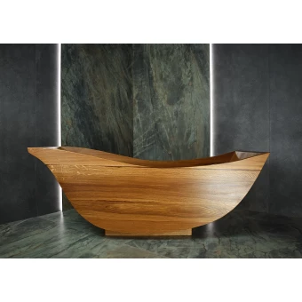 Wanna wolnostojąca dębowa naturalna 185 cm